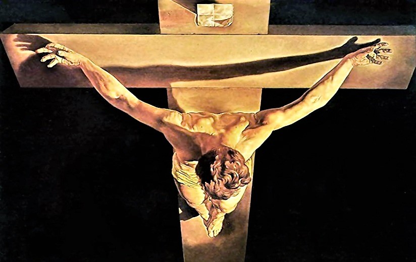 Dali's painting of Christ of St. John of the Cross