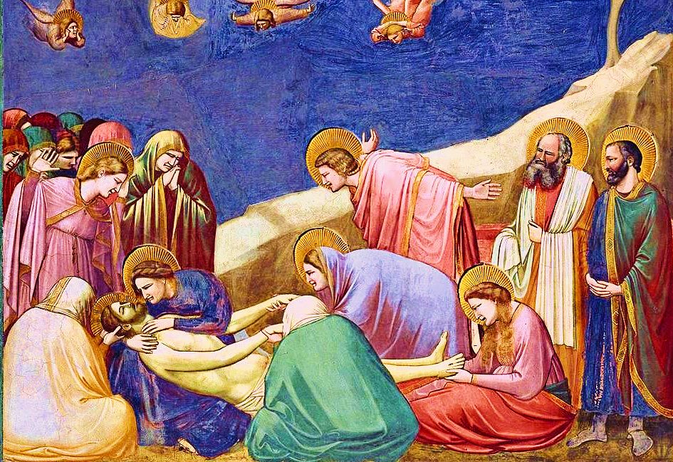 Giotto's Lamentation in full color