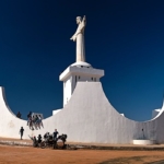 monumental statue of Christ in Angola