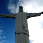 monumental statue of Christ in Cali Colombia