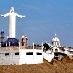 monumental statue of Christ in Tijuana Mexico