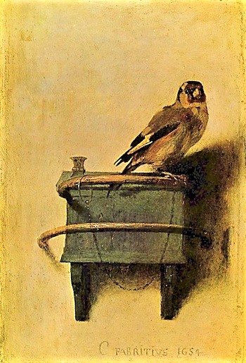 Fabritius' famous painting of The Goldfinch
