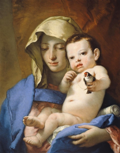 Tiepolo's Madonna of the Goldfinch painting