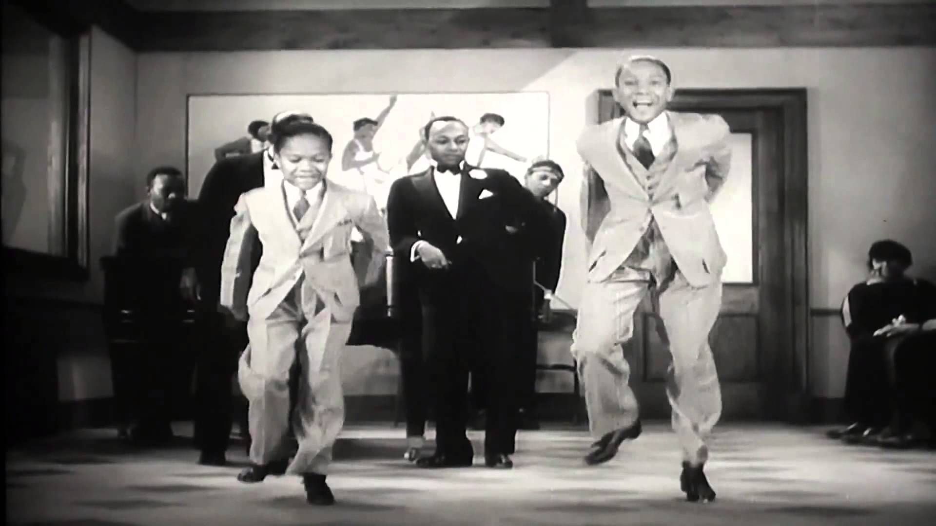 The Nicholas Brothers dancing at the Cotton Club