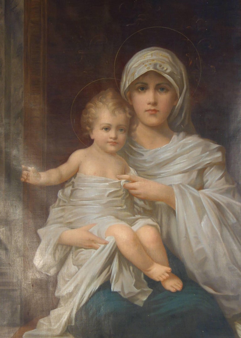 Madonna and Child_with beautiful white garments