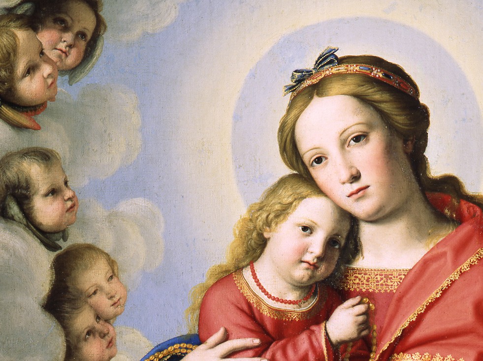 Madonna and Child with angels_Sassoferrato