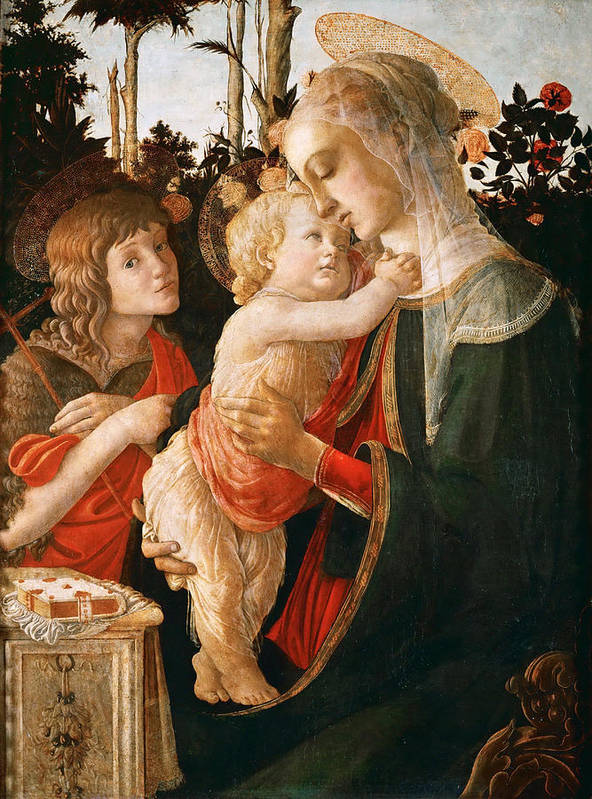 Madonna and Child_Botticelli with one angel
