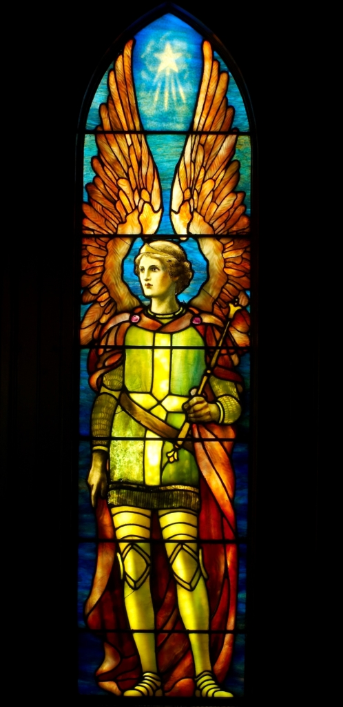 Laodicea Tiffany Window - Angel of the Church in Laodicea