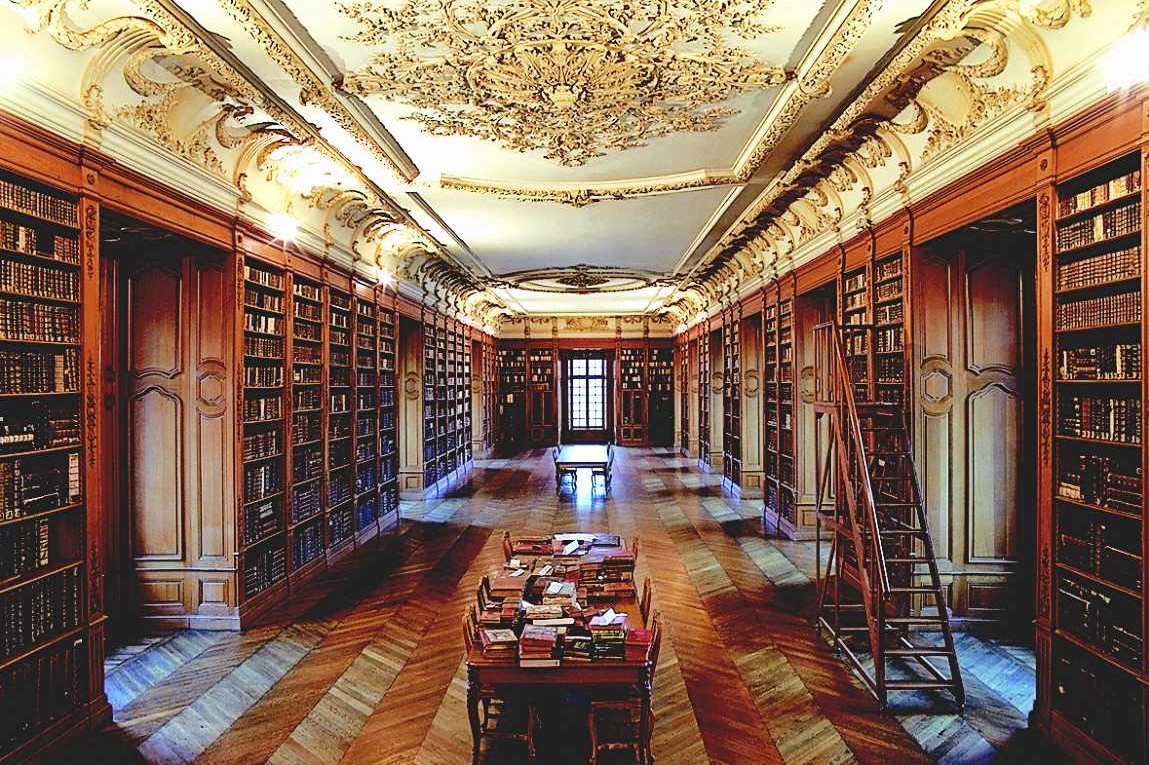 Library of Saint Mihiel Abbey, France