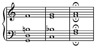 three harmonic seventh chords