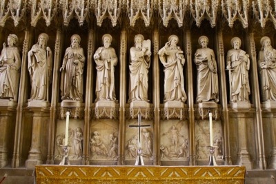 Modern Reredos The Reredos is a Rare Beauty of Our Faith – Sacred Windows