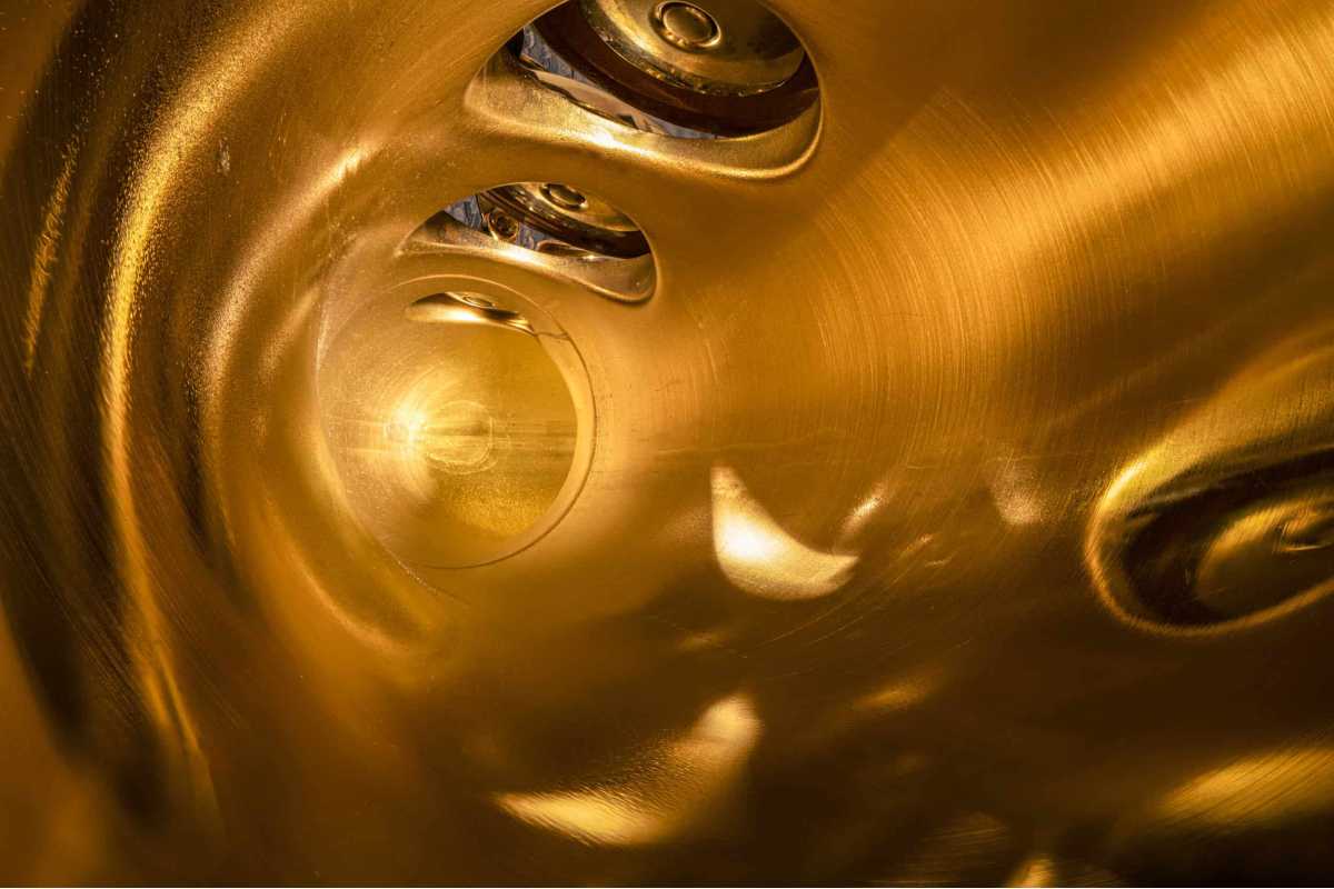 inside view of a saxophone