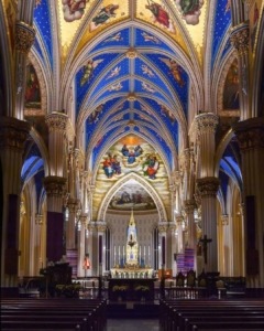 Sacred Heart Basilica at the university of notre dame, indiana