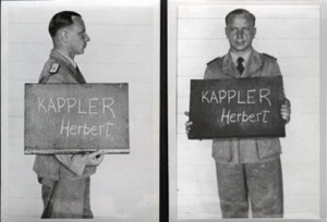Prison photo of Herbert Kappler, Gestapo Commander