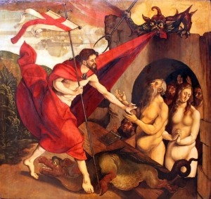 Jesus rescuing Adam and Eve from Hades