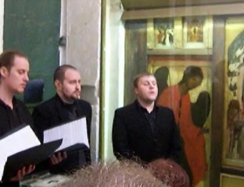 Seminarians Singing in St. Basil’s