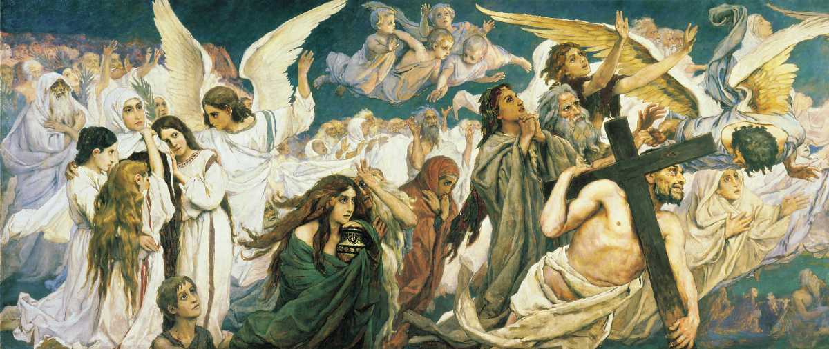The Joy of the Righteous before the Lord, by Viktor Vasnetsov, 1889