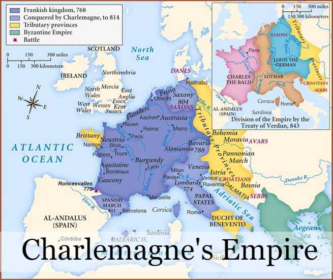 Charlemagne Empire Dark Ages
